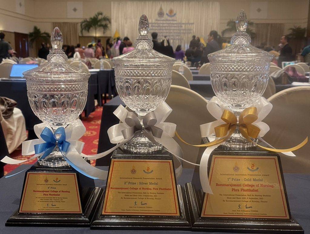 แสดงความยินดีกับนักศึกษา ได้รับรางวัล International Innovation Presentation Award ,Show and Share